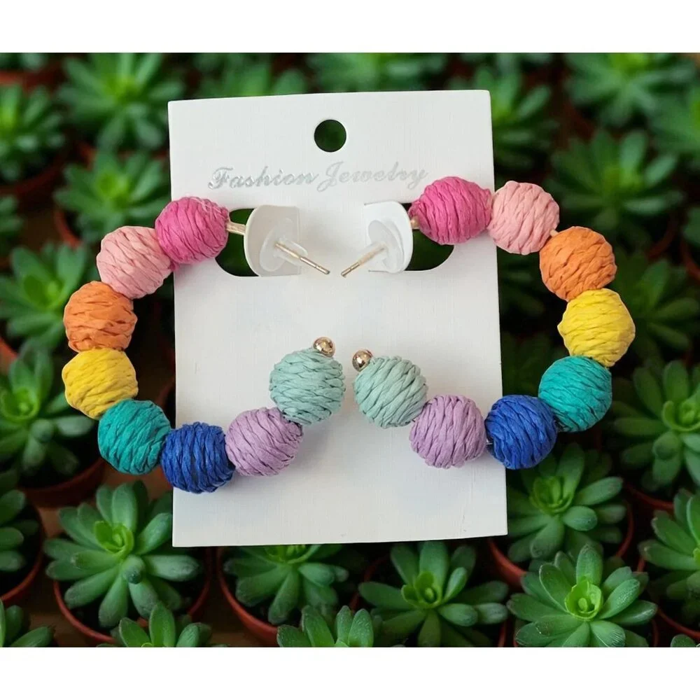 Set Of 4 Pairs of Unique Earrings (SKU#3083)